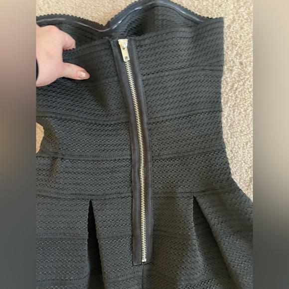 Hot Gal Black strapless A-Line mini dress size Medium - Picture 7 of 10